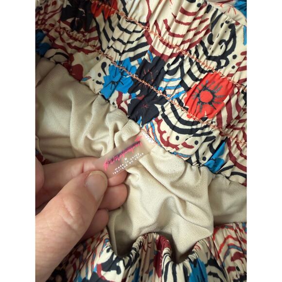 Free People Movement colorful shorts women's size M - Picture 3 of 5